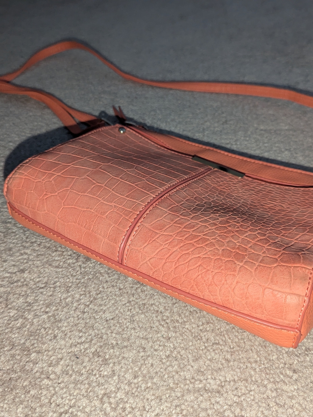 Primark Orange/Pink Stylish Coral Crossbody Bag for Women